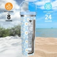 thumbnail image 4 of Daisy Gifts Tumbler for Women Girls, Stainless Steel 30oz Tumbler with Top Handle and Flip Straw, Daisy Flowers Cup Mug, Floral Lover Leakproof Water Bottle Birthday Gift Idea for Him Her, 4 of 6