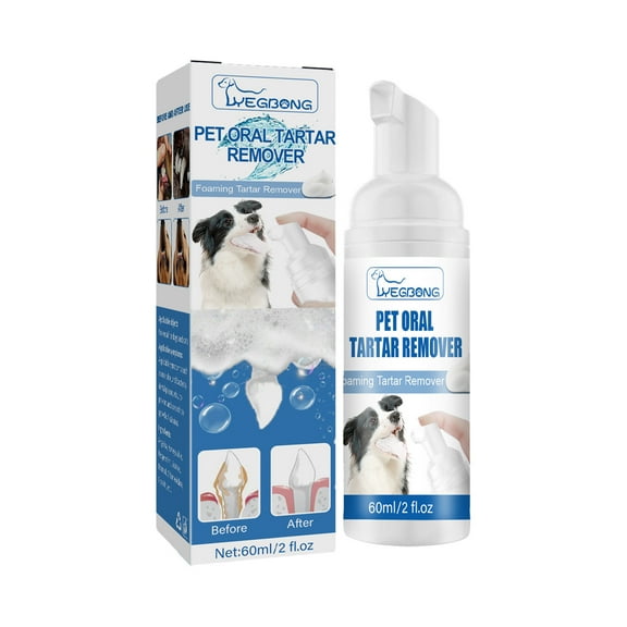 GERsome Fresh Breath Foam for Dogs Dental Solution That Eliminates Bad Breath Natural Tooth Cleaning Treatment 60ML