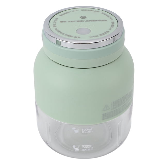 Licuadora Portátil Para Batidos Y Batidos, Recargable Por USB, Exprimidor Eléctrico Con Tapas Dobles, Mini Procesador De Alimentos, Licuadora Inalámbrica De Tamaño Personal