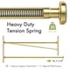 thumbnail image 5 of Barra para cortina de ducha AmazerBath Spring Tension 80-118 cm, color dorado, 5 of 7