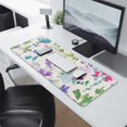 thumbnail image 2 of Aesthetic Floral Mouse Pad - Extended Gaming Mat, XXL Desk Mat, Keyboard Protector - Ideal Desk Decor for Women, Office Girls & Gamers - 31.5x11.8 Inch, 2 of 7