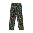 thumbnail image 6 of Balery Mexican Flower 1 print Men's Pajama Pants,Ultra Lightweight Pjs,Lounge Pant-Small, 6 of 9