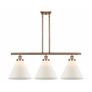 Innovations Lighting - Cone - 3 Light Island In Industrial Style-11 Inches Tall
