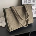 thumbnail image 2 of Bolso de mano para mujer, bolso de mano de lona, ​​bolsos de viaje portátiles simples e informales (verde), 2 of 3