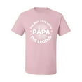 thumbnail image 2 of Wild Bobby, Papa Man Myth Legend Funny Dad Uncle Papa Granpa Dad Gift, Father's Day, Men Graphic Tee, Light Pink, Medium, 2 of 4