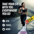 thumbnail image 5 of C4 Performance Energy Powder Drink Mix, Cosmic Rainbow, 8 Pack, 5 of 7