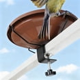 thumbnail image 3 of Miogawg Bird Detachable Birdbath Birdbath Wrought Iron Courtyard Bird Feeder, 3 of 8