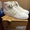 thumbnail image 1 of Adi-das Mens Wonder White Forum Mid Parley GX6971 Athletic Basketball Shoes Sz 12, 1 of 6