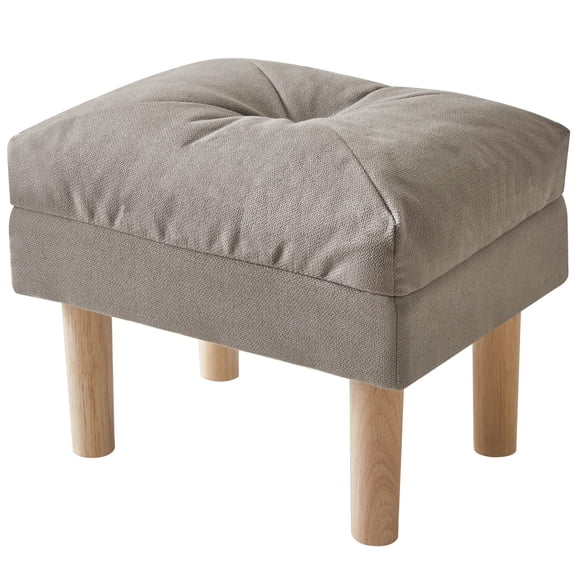 Reposapiés Ottoman YMYNY UHBD023G pequeño con asiento acolchado de esponja