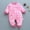 Hot Pink, variant on Newborn Baby Girls Boys Fleece Lined Snowsuit Toddler Infant Plush Jumpsuit Romper Winter Fall Warm Coat Outfits 3-18Months
