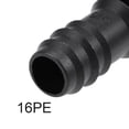 thumbnail image 4 of Uxcell Barb Drip Pipe End Closure Cap 16PE Hose Plug Connector Plastic Black 10 pcs, 4 of 4