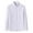 #005-White, variant on Donemore Men's Slim Fit Striped Long Sleeve Button-Down Casual Shirt with Multiple Pockets for Business and Daily Wear