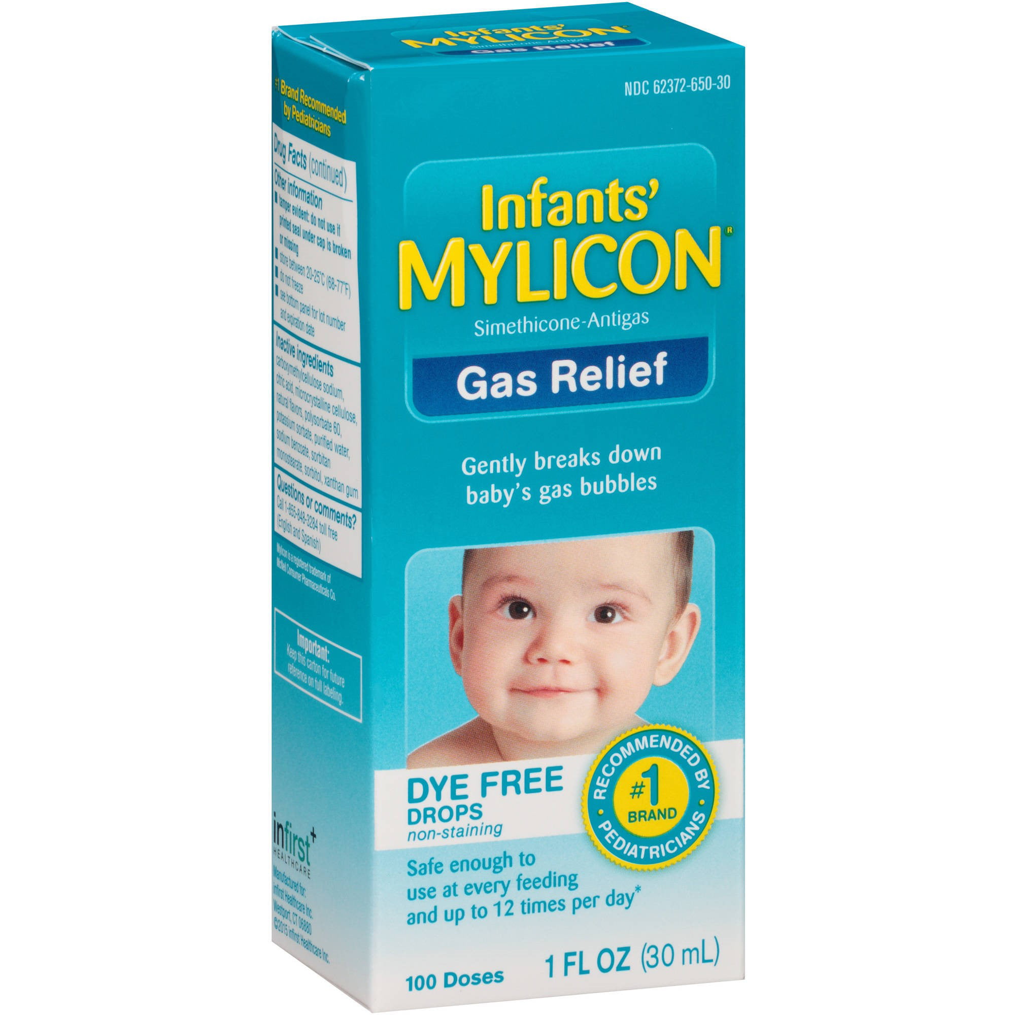 Mylicon Infants' Dye Free Gas Relief 