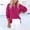 A_ Hot Pink, variant on 2026 Trendy Women's Henley Neck Long Sleeve Linen Blouse Casual Loose Fit High Low Hem Shirt Pink XXL