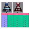 thumbnail image 5 of AMERTEER Robes pour Filles, Robe de Soirée Formelle Sans Manches, Nœud Rayé, Ligne A, 2-10 Ans, 5 of 5