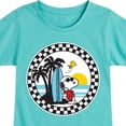 thumbnail image 3 of Peanuts - Snoopy Surfs Up - Toddler and Youth Girls Short Sleeve T-Shirt, 3 of 6