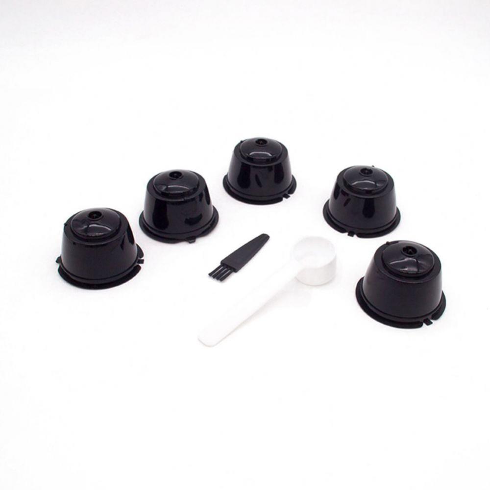 Pack of 5 Reusable Coffee Pods Cup Coffee Pod Filter Coffee Capsule