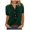 Green Shirts for Women, variant on HAPIMO Women's Fashion Shirts Plum Print Tops Short Sleeve Tees Button Round Neck T-shirt Comfy Casual Blouses Regular Fit Clothes for Girls Green XXXL Savings