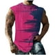 thumbnail image 1 of Hombres Moda Casual Impresión Suéter Cuello Redondo Deportes sin Mangas Tanque, 1 of 6