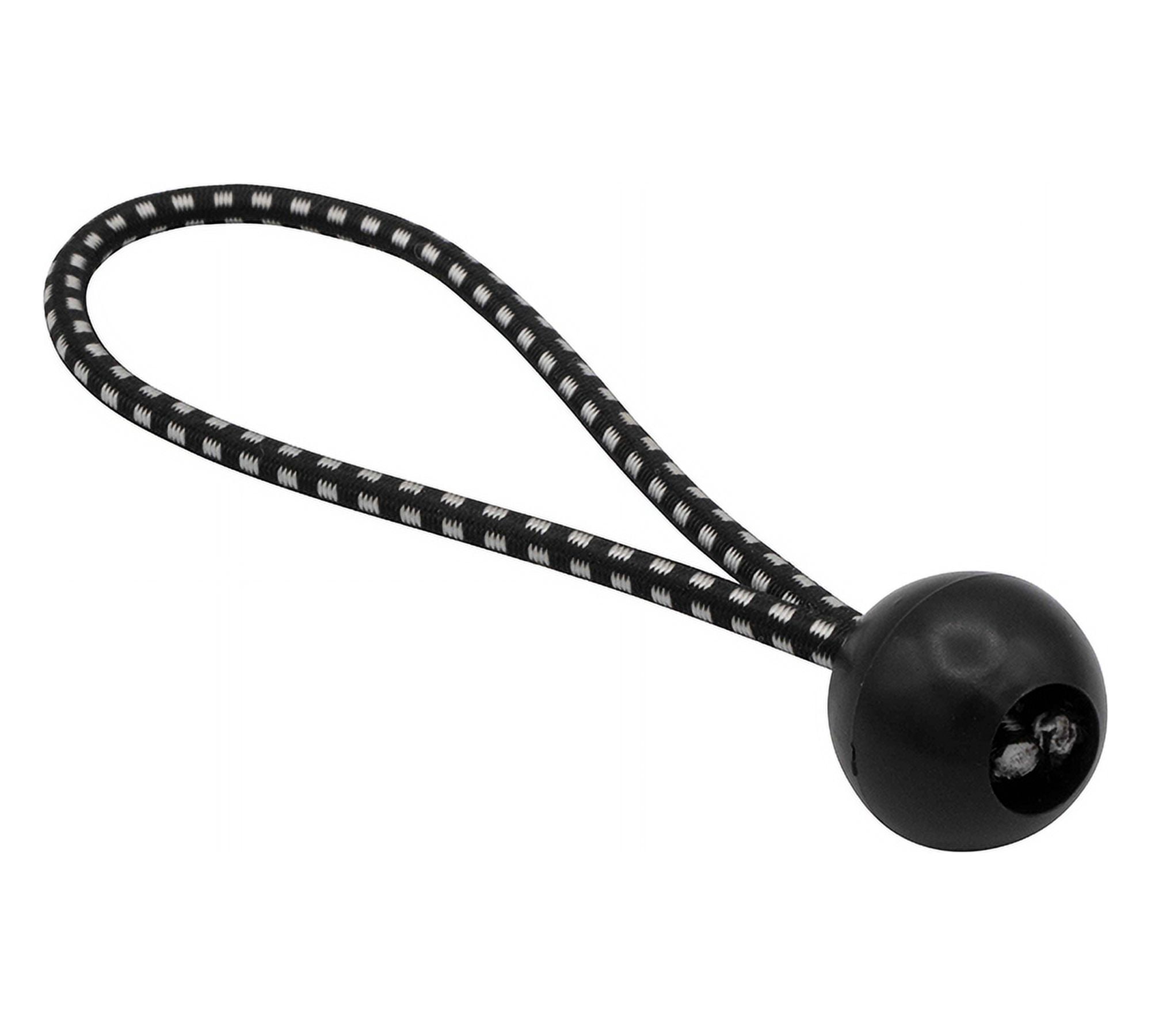 (250 Pcs) 11 Inch Ball Bungee Cords for Tarp Tie Down - Heavy Duty Canopy Bungee Loop Cords w/ Balls for Camping, Shelter, Cargo, Tent Poles (5 MM Thick)