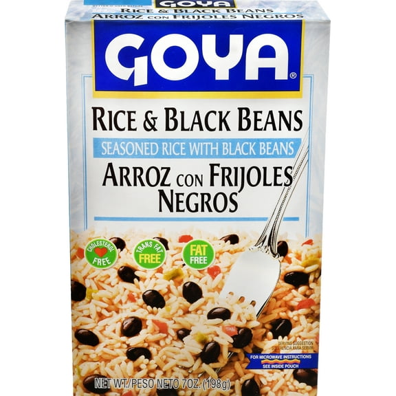 GOYA Rice & Black Beans Seasoned Rice 7 Oz