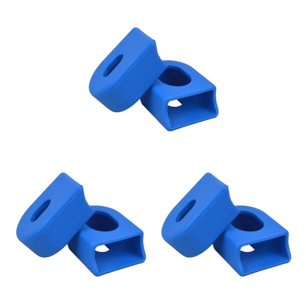 Wosthever 1 par de protectores de manivela de bicicleta, tapas de bielas, cubierta de silicona, piezas de repuesto para bicicletas de montaña, piezas de Azul 3piezas Wosthever CBP014652