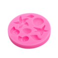 thumbnail image 2 of 1 molde de silicona para fondant con temática marina, concha de mar, estrella de mar, coral, moldes para hornear para decoración de tartas, chocolate, caramelo, arcilla polimérica, proyectos, 2 of 4