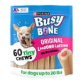 thumbnail image 3 of (2 pack) Purina Busy Toy Breed Dog Bones, Tiny, 60 ct. Pouch, 3 of 15