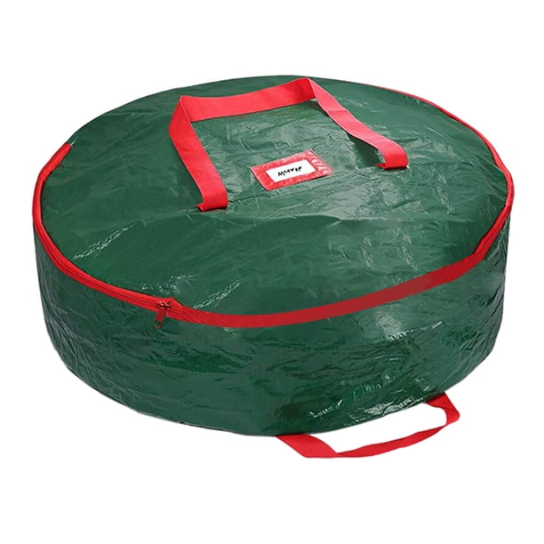 Bolsa de almacenamiento de guirnalda de tela Oxford con mango, bolsa de Verde B Sunnimix Estuche de almacenamiento
