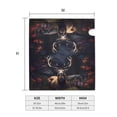 thumbnail image 4 of Bingfone Regal Stag In Forest Magnetic Mailbox Cover Standard Size for Garden Yard Outdoor Decorations-21x18 in, 4 of 7