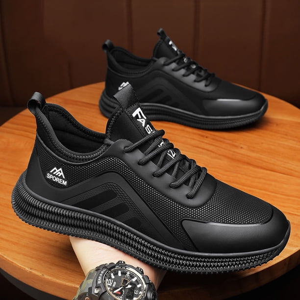 Zapatos de hombre Zapatos de malla voladora cómodos y transpirables para hombre Zapatos de suela suave para hombre Zapatos de moda de alta calidad para hombre