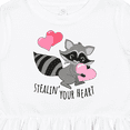 thumbnail image 4 of Inktastic Stealin' Your Heart Cute Raccoon Girls Toddler Dress, 4 of 5
