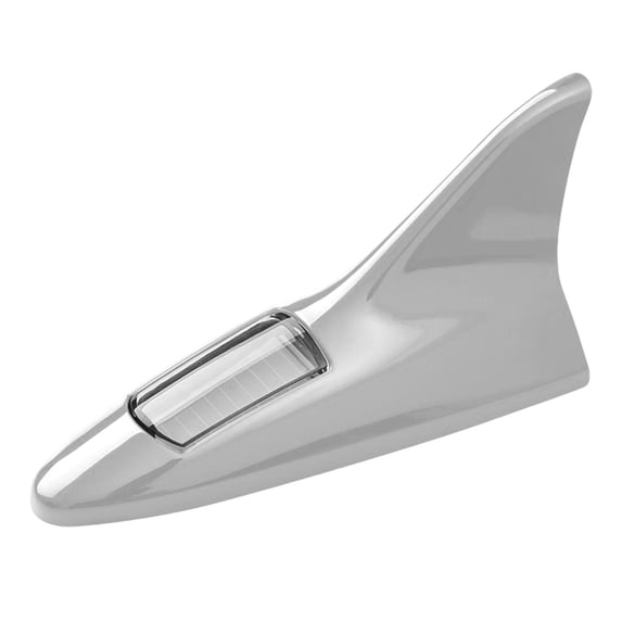 Warning Light | Solar Shark Fin With Signal Radio Antenna Roof Refitting | Warning Explosion Flash Decorative Lamp For Vehicles||Universal Auto Car LED Warning Lamp | Solar Powered Shark Fin Antenna