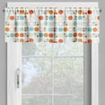 thumbnail image 4 of Ambesonne Geometric Valance & Curtain, Colorful Oval Rings, 55"x36", Multicolor, 4 of 6