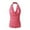 Hot Pink, variant on Women's Drape Cowl Neck Sleeveless Backless Tank Blouse Casual Vest Top