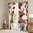 thumbnail image 3 of Manfei Kawaii Highland Cow Black Out Curtains,Rustic Farmhouse Cabin Curtains Pack of 2 (42x63 Each),Merry Xmas Pine Cone Bedroom Curtains For Girl Boys,Ultra Soft Home Decor, 3 of 6