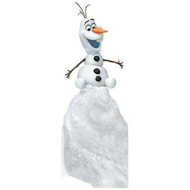 75 x 27 in olaf on snow mound disneys olafs frozen adventure walmart com