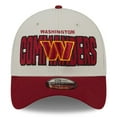 thumbnail image 2 of Men's New Era Stone/Burgundy Washington Commanders 2023 NFL Draft 39THIRTY Flex Hat, 2 of 6