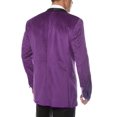thumbnail image 2 of Enzo Purple Slim Fit Velvet Shawl Tuxedo Blazer~Purple / 46R, 2 of 3