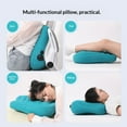 thumbnail image 3 of Inflatable Lumbar Support Pillow for Travel Seat and Office Chair, Back Support Pillow for Airplane Travel and Car, Lumbar Pillow for Lower Back Pain Relief and Improve Posture, Easy to Carr, 3 of 5
