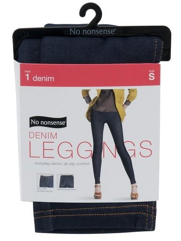  No Nonsense Denim Leggings for Women-Comfort and Stylish  Imitation Denim Pants Soft Tights High Elastic Versatile Leggings : Sports  & Outdoors