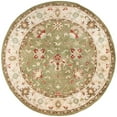 thumbnail image 4 of SAFAVIEH Antiquity Lilibeth Traditional Floral Wool Area Rug, Sage, 2'3" x 4', 4 of 8
