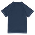 thumbnail image 6 of FORMRS Boys Rash Guard Short Sleeves Swim Shirt Quick Dry UPF 50+ Sun Protection, Sizes 3-12T, Yellow Floral Flamingo, 6 of 6