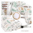 thumbnail image 5 of Almohada De Lactancia Extraíble Con Cinturón Ajustable Beige ANIMALES, 5 of 5