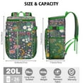 thumbnail image 3 of Camping Cooler Backpack 26 Cans,Insulated Backpack Insulated Leak Proof Travel Cooler Bag Waterproof Lunch Picnic Beach Work Trip Thermal Bag Drink Beverage Beer Bag Cooler Mushroom, 3 of 6