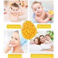 thumbnail image 5 of Paquete de 3 esponjas de baño naturales, esponja de ducha de lufa, esponja exfoliante para limpieza corporal, esponja corporal para hombres, mujeres y niños, 5 of 5
