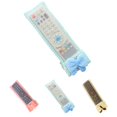 thumbnail image 3 of Electronicheart Bowknot Decor Dust-proof TV Air Conditioner Remote Controller Protector Lace Fabric Case Cover, 3 of 9