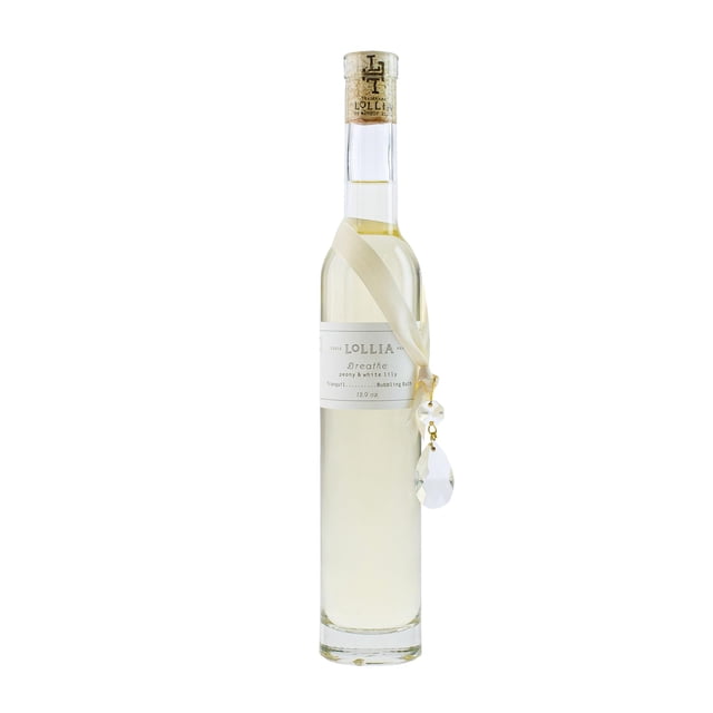 Baño de burbujas LOLLIA Breathe Peony & White Lily 380 ml para mujer