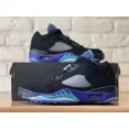 thumbnail image 1 of Ni - ke Ni - ke Air Jordan Retro V 5 Low Golf Shoe Black Grape Spike Mens Size 8 CU4523-001, 1 of 5