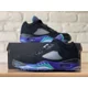 thumbnail image 1 of Ni - ke Ni - ke Air Jordan Retro V 5 Low Golf Shoe Black Grape Spike Mens Size 8 CU4523-001, 1 of 5